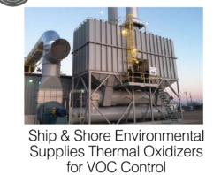 Ship & Shore Environmental Supplies Thermal Oxidizers for VOC Control