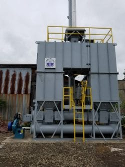 5,000 SCFM Regenerative Thermal Oxidizer with Hot By-Pass