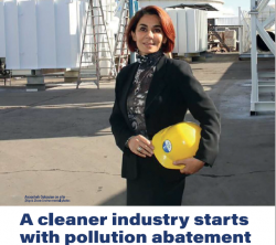 A cleaner industry starts with pollution abatement: Anoosheh Oskouian’s Interview