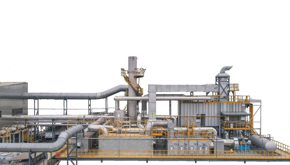 Ship and Shore regenerative thermal oxidizer for advanced aerospace and space-industry manufacturing emissions control
