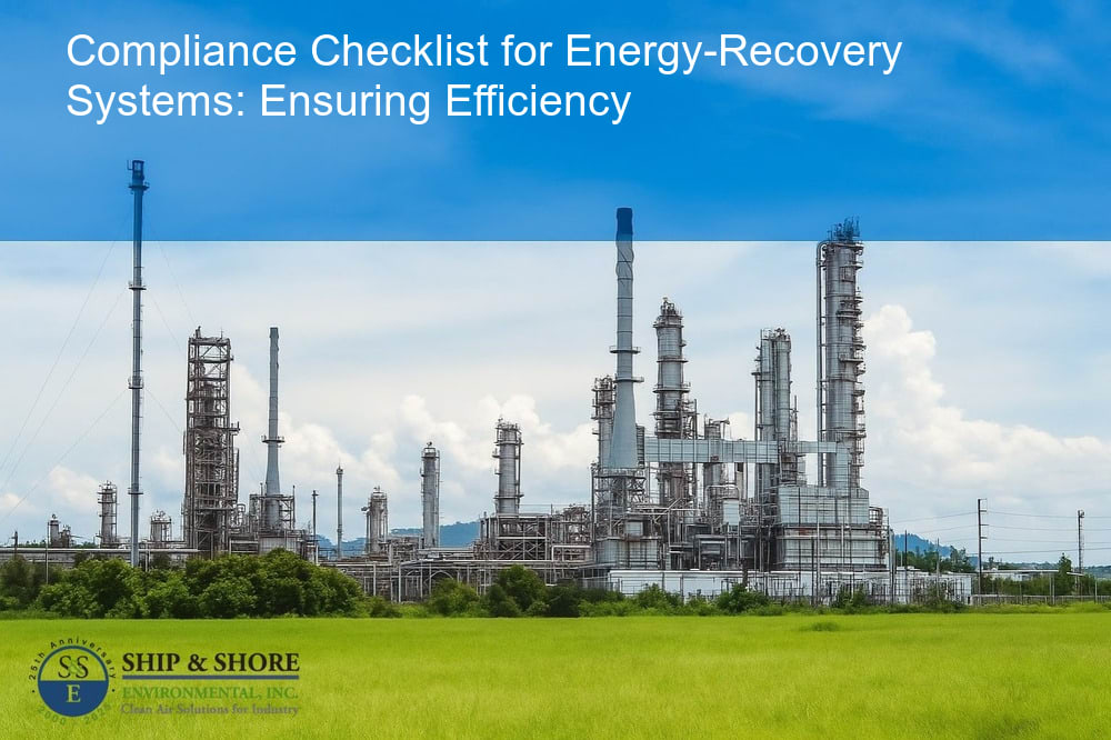 Compliance checklist for energy-recovery systems