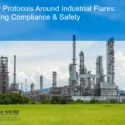 Safety protocols around industrial flares