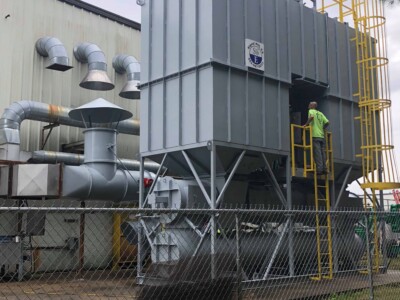 15,000 SCFM RTO with Hot By-Pass