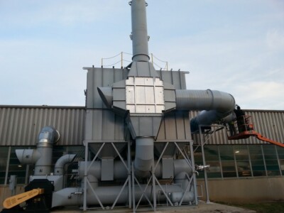 15,000 SCFM RTO with Heat Exchanger