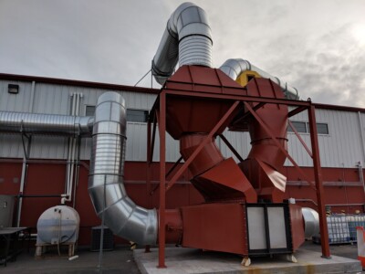 50,000 SCFM RTO with Heat Exchanger