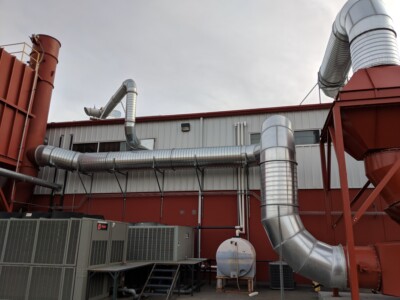 50,000 SCFM Regenerative Thermal Oxidizer with Heat Exchanger