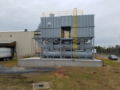 15,000 SCFM RTO with Heat Exchanger