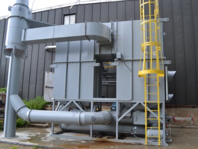 5,000 SCFM RTO with Side Hot By-Pass