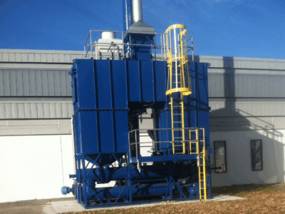 7,000 SCFM RTO with Hot By-Pass